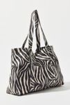 Thumbnail View 3: BDG Zebra Print Large Tote Bag