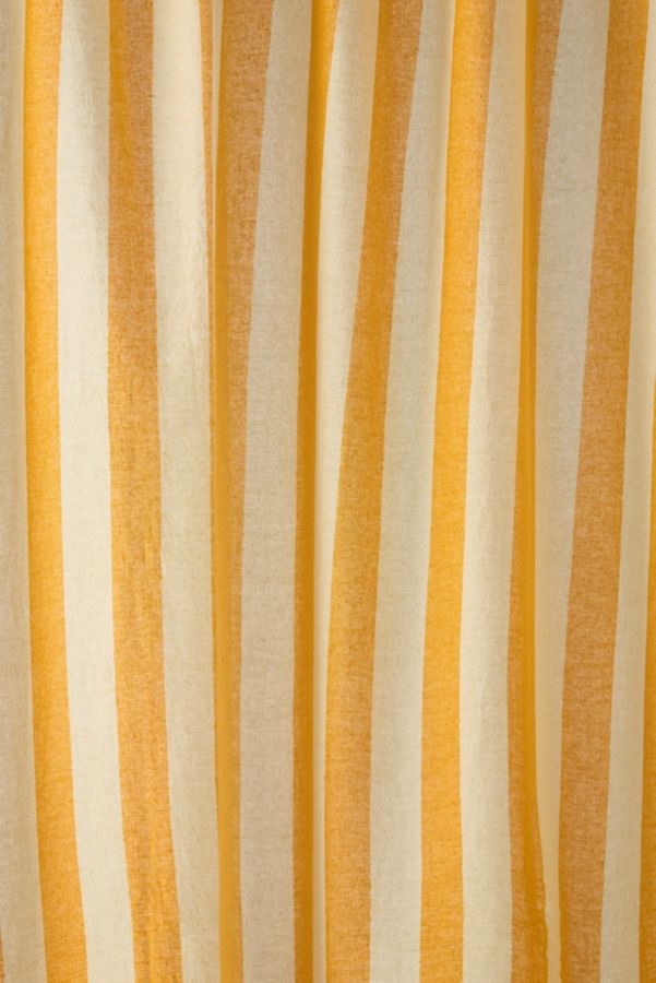 Slide View: 2: Awning Stripe Patterned Shower Curtain