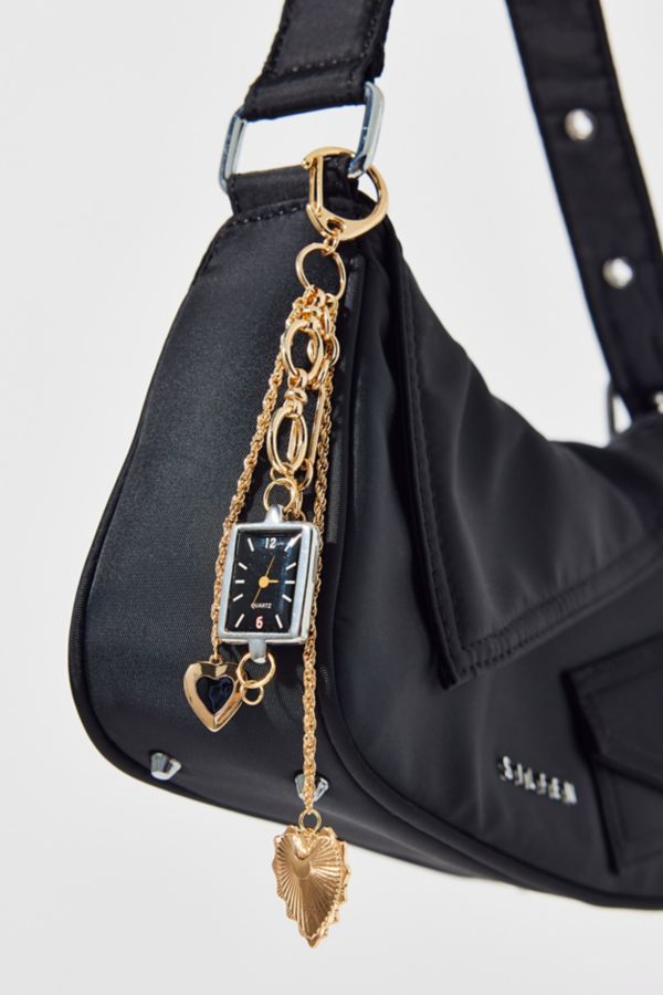 Slide View: 1: Watch Bag Charm Keychain