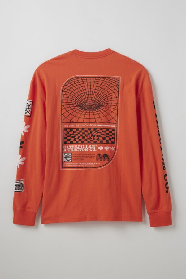 Slide View: 1: CAT UO Exclusive Spirit Graphic Long Sleeve Tee