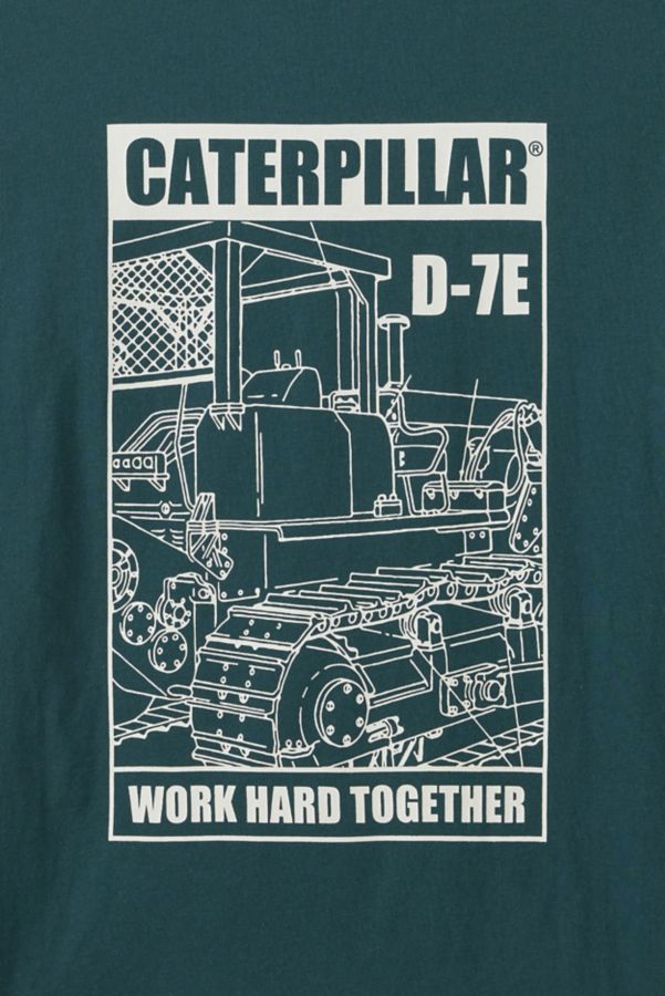 Slide View: 3: T-shirt graphique CAT UO Exclusive Hard Work