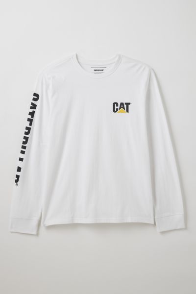 CAT Trademark Banner Graphic Long Sleeve Tee