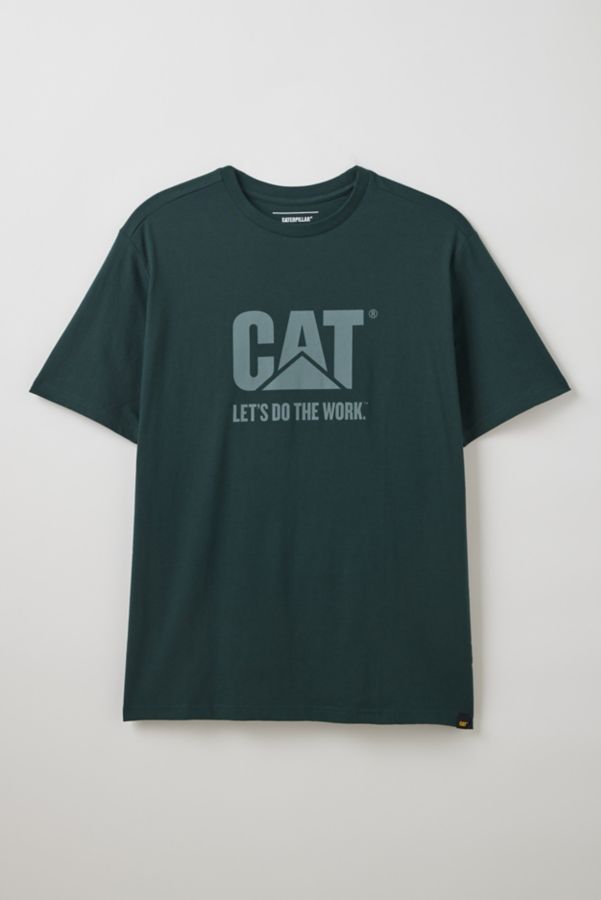 Slide View: 1: CAT Do The Work Graphic Tee