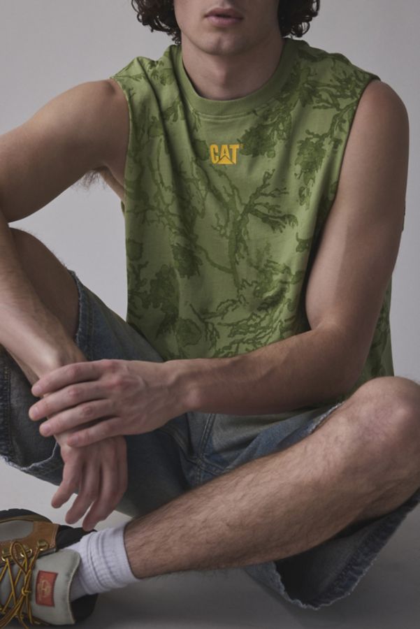 Slide View: 1: CAT UO Exclusive Camo Tank Top