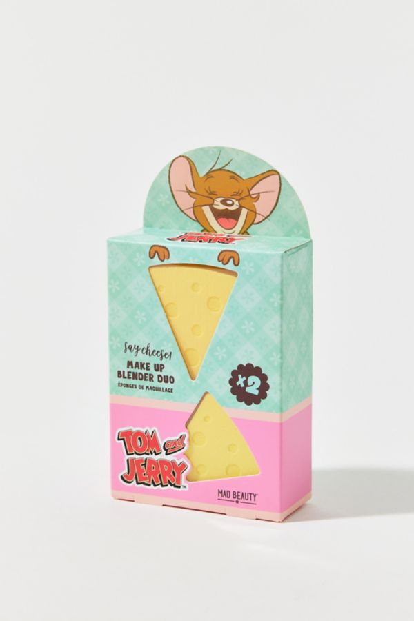 Slide View: 2: Mad Beauty Warner Brothers Tom & Jerry Cheese Makeup Sponge Set