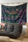 Thumbnail View 1: Urban Renewal Remnants Arizona Screen Printed Kantha Tapestry