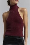 Thumbnail View 1: Silence + Noise Selena Eyelash Mockneck Halter Sweater