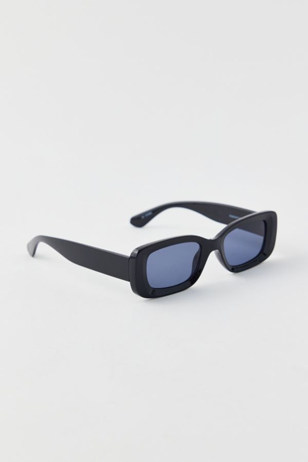 Slide View: 2: Paige Plastic Rectangle Sunglasses