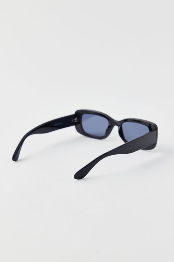 Slide View: 4: Paige Plastic Rectangle Sunglasses