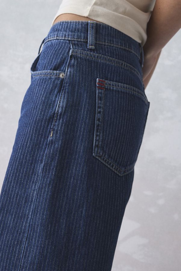 Slide View: 4: BDG Izzy Pinstripe Mid-Rise Baggy Jean