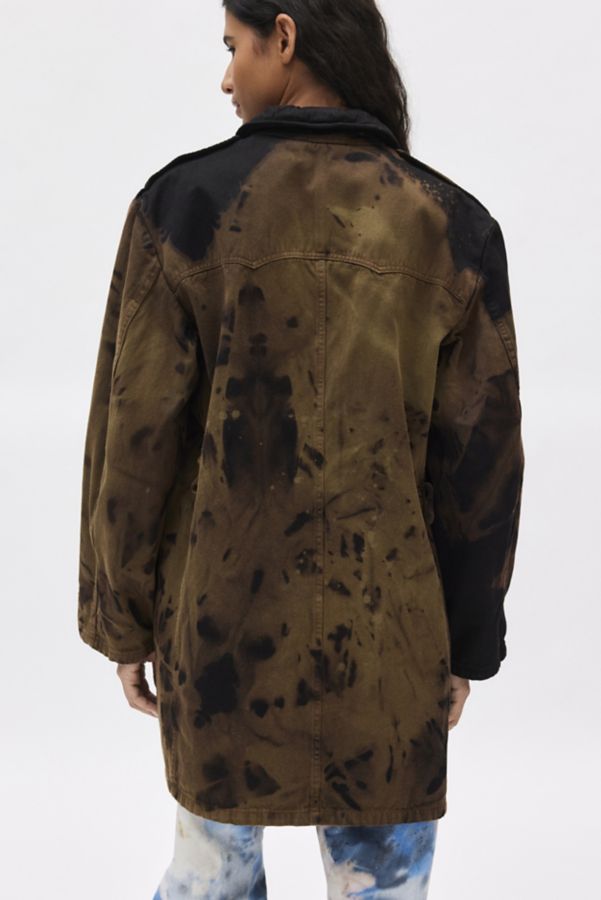 Slide View: 3: Urban Renewal Remade Bleach Splatter Surplus Jacket