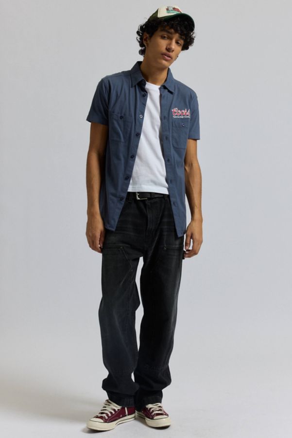 Slide View: 3: American Needle Coors Embroidered Short Sleeve Button-Down Shirt