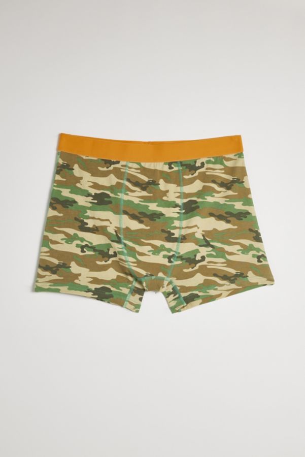 Slide View: 1: Boxer Brief Ajusté Motif Camouflage