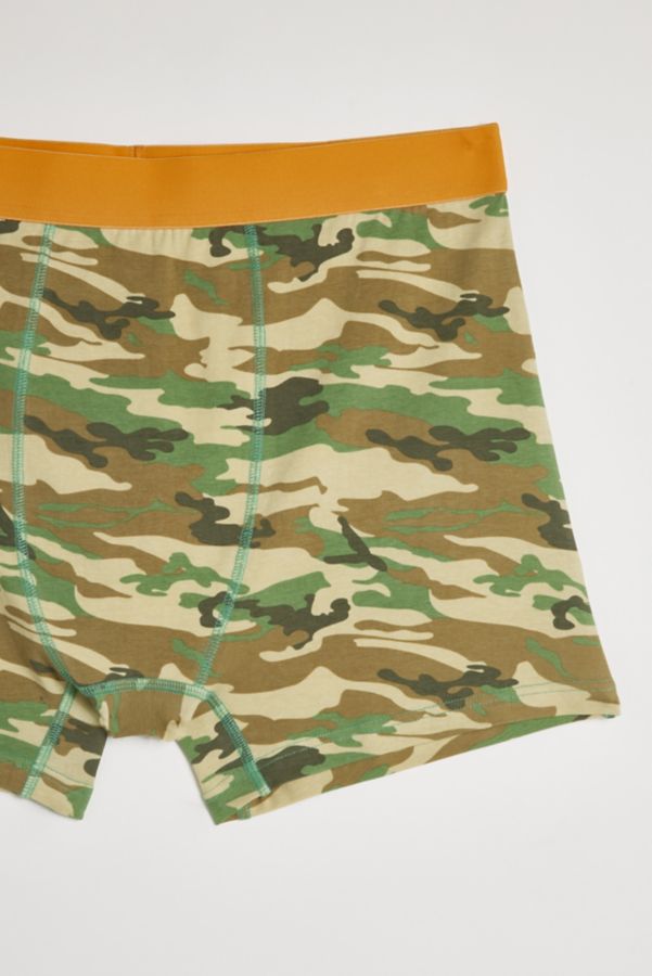 Slide View: 2: Boxer Brief Ajusté Motif Camouflage