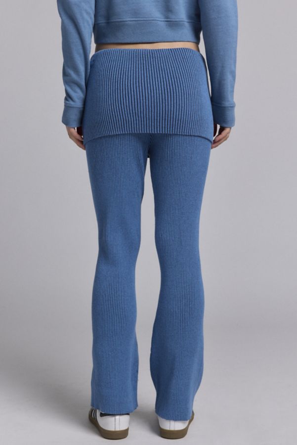 Slide View: 4: Another Girl Foldover Waistband Ribbed Knit Pant