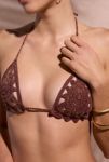 Thumbnail View 1: It’s Now Cool The Crochet Triangle Bikini Top