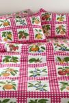 Thumbnail View 3: Gingham Fruit Breezy Cotton Percale Duvet Cover