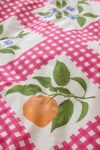 Thumbnail View 4: Gingham Fruit Breezy Cotton Percale Duvet Cover