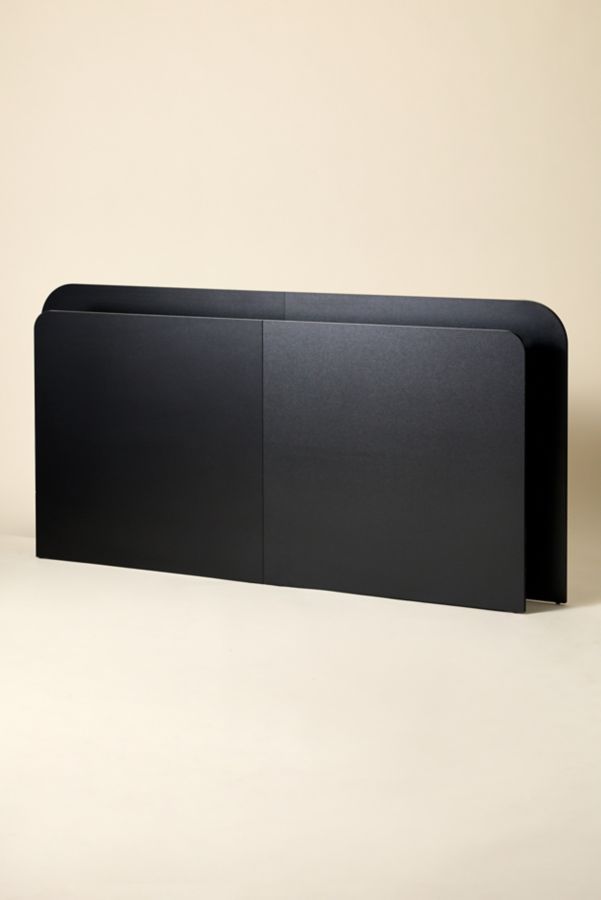 Slide View: 2: Layered Queen Storage Headboard