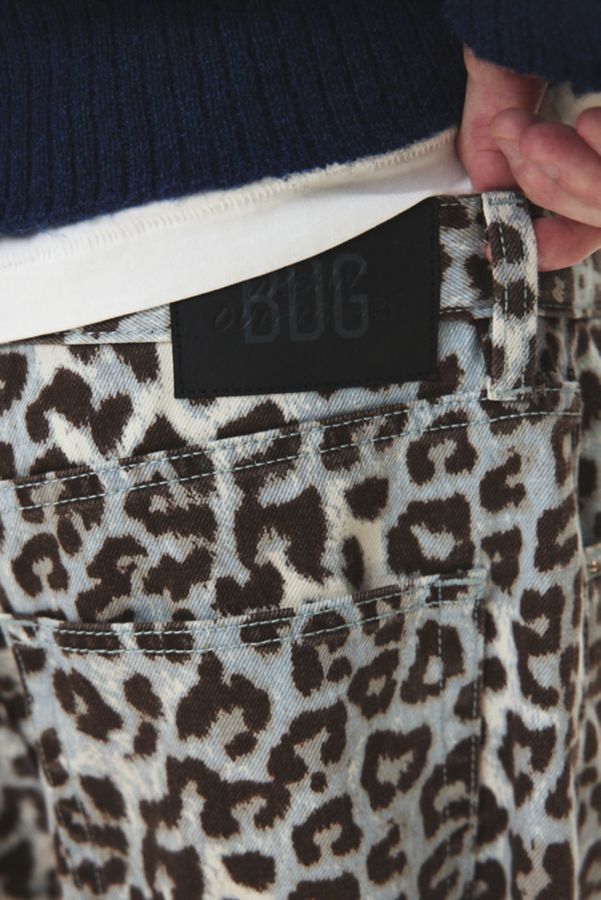 Slide View: 5: BDG Leopard Pattern Baggy Skate Fit Jean