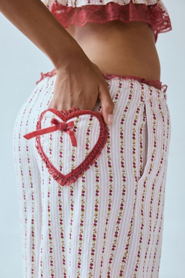 Slide View: 3: Out From Under Hearts Desire Straight Leg Lounge Pant