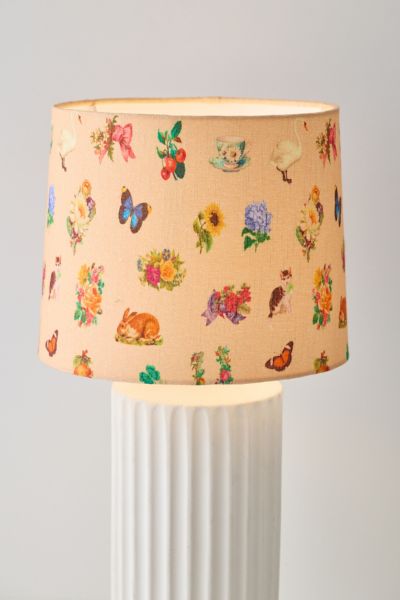 Vicki Collage Print Drum Lamp Shade