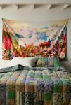 Thumbnail View 1: Collage Blooms Floral Mushroom Printed Tapestry