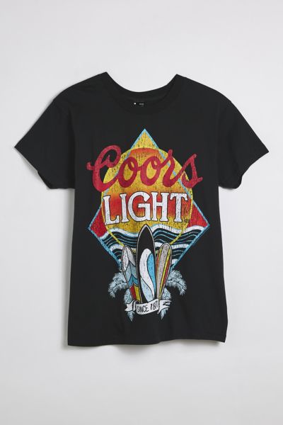 Screen Stars Coors Light Surf Graphic Tee