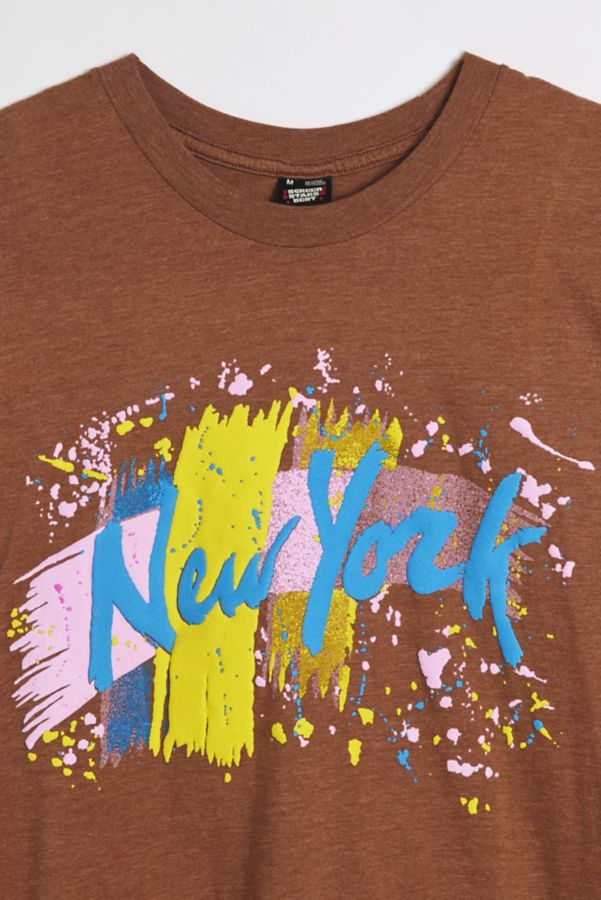 Slide View: 2: Screen Stars New York Paint Splatter Graphic Tee