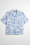 Thumbnail View 2: UO Hibiscus Pattern Short Sleeve Button-Down Shirt