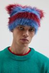 Thumbnail View 1: Mylo Hairy Stripe Faux Fur Beanie