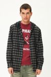 Thumbnail View 3: Urban Renewal Remade Hooded Heavy Flannel Long Sleeve Shirt