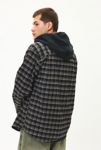 Thumbnail View 4: Urban Renewal Remade Hooded Heavy Flannel Long Sleeve Shirt