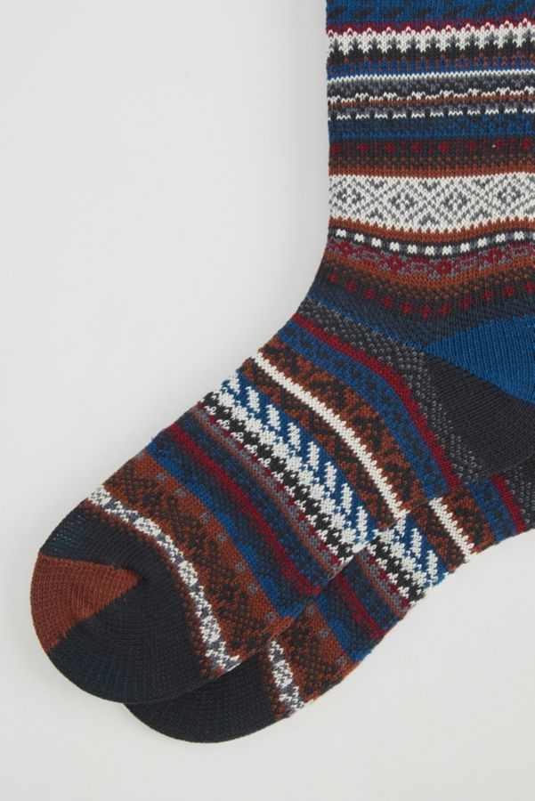 Slide View: 2: Chaussette d'Équipage Fair Isle