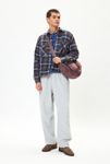 Thumbnail View 1: Urban Renewal Remade Cropped Heavy Flannel Long Sleeve Shirt