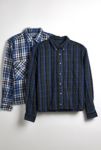 Thumbnail View 2: Urban Renewal Remade Cropped Heavy Flannel Long Sleeve Shirt