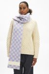 Thumbnail View 4: Checkered Knit Scarf