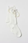 Thumbnail View 2: Pearl Chain Cutout Statement Sock