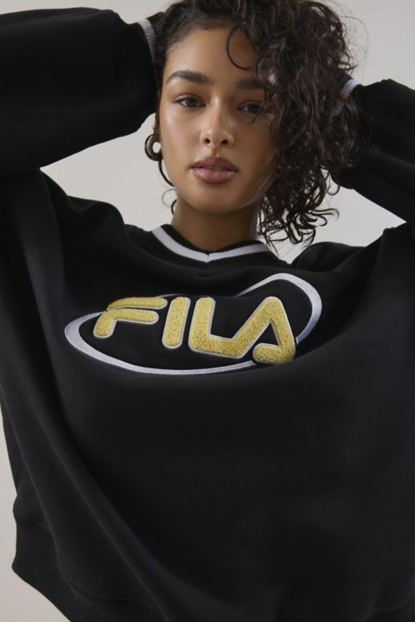 Slide View: 2: FILA X HAILEY V-Neck Pullover