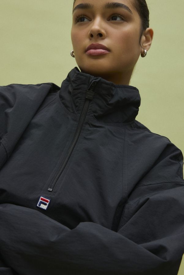 Slide View: 3: FILA X HAILEY Quarter-Zip Padded Jacket