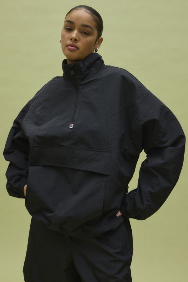 Slide View: 1: FILA X HAILEY Quarter-Zip Padded Jacket