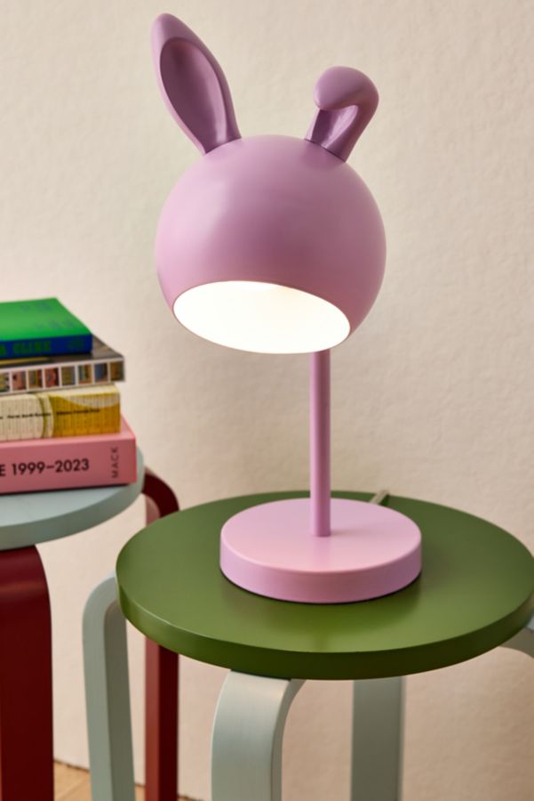 Slide View: 1: Animal Ears Sculptural Task Table Lamp