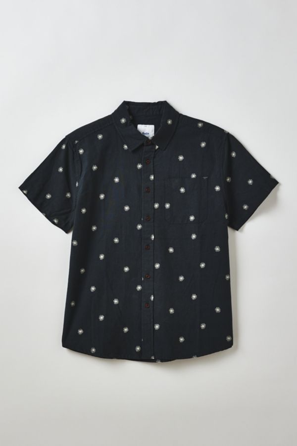 Slide View: 2: Katin Shine Embroidered Short Sleeve Shirt