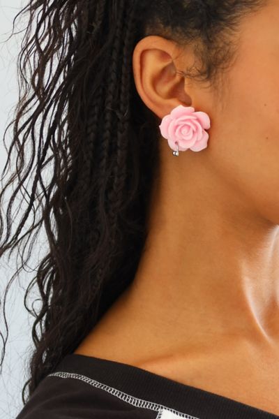 Tootsie Jewelry Siouxsie Pierced Rose Earrings