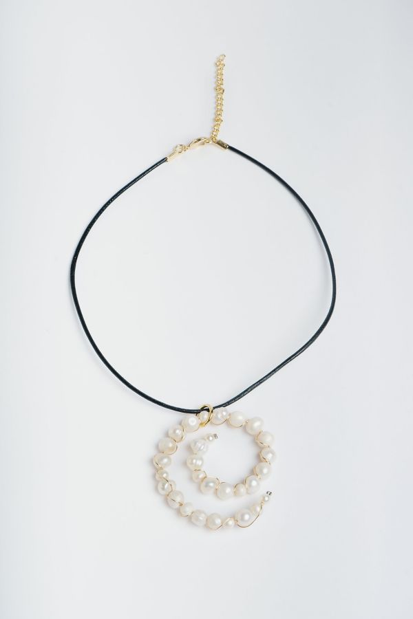 Slide View: 3: Tootsie Jewelry Spiral Cord Necklace