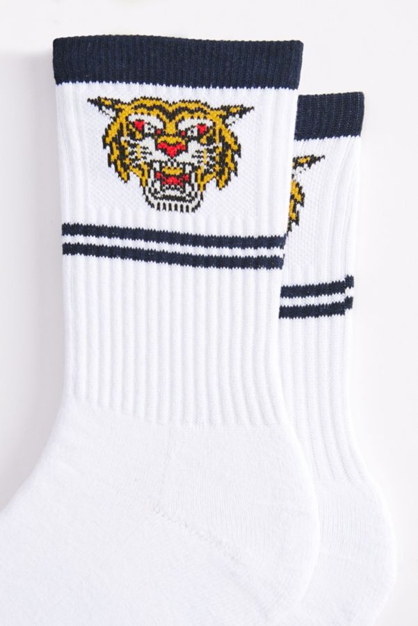 Slide View: 2: Chaussettes Montantes Tête de Tigre