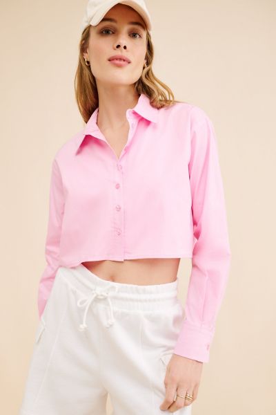 Noisy May Ingrid Long Sleeve Tie Shirt