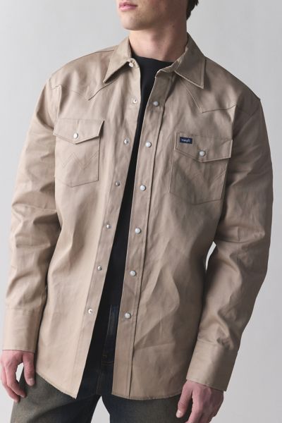 Wrangler Twill Western Work Shirt