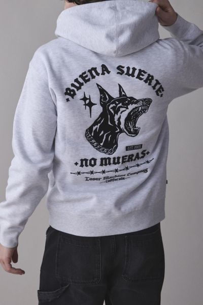 Loser Machine No Mueras Embroidered Oversized Hoodie Sweatshirt