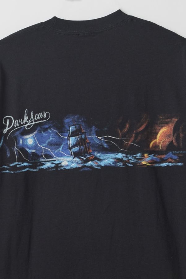 Slide View: 3: Dark Seas Shipwrecked Graphic Tee